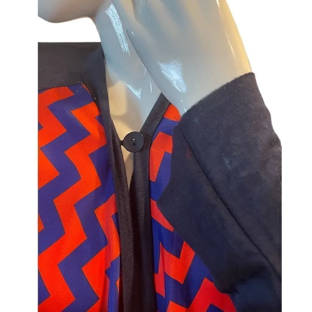 Coco Love Chevron Pattern Blouse - Picture 2 of 3